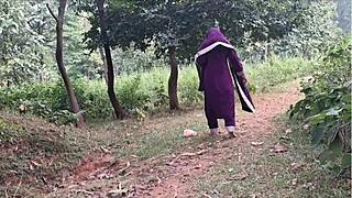 OUTDOOR FUCKING turns INDOOR with indian village girlfriend