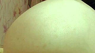 Russian brunette in stockings sucks thick dildo with dirty talk fingers pussy close-up anal fingering