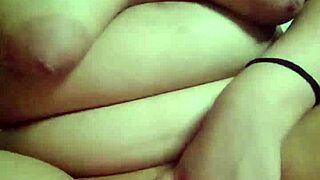 Latina pornstar shows off her natural tits while masturbating her pussy, feeling so horny and ready for cock