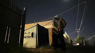 Public sex in hot tub and orgasm in car