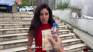 Public agent challenges beauty - will she engage in rough sex with a stranger in various positions?