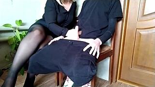 fantasy about how to take a risk and get a dick near a juicy mature milf