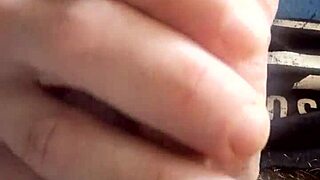 Enjoy this soft handjob on a big cock!