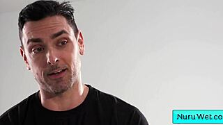 two horny busty girls seduce client before sex massage in shower - ryan driller madison morgan maya farrell