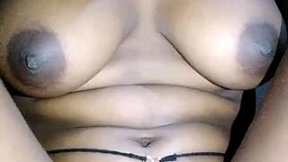 african babe rides big dick with her small tits and black ass 😍