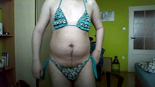 Horny pornstar fingers pussy in lingerie leading to squirting orgasm