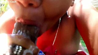 18yo latina teen gives public blowjob on front lawn