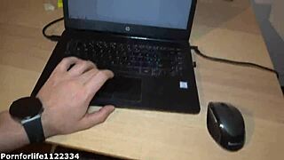 Secretary sucked my cock under the table until I came in her mouth.