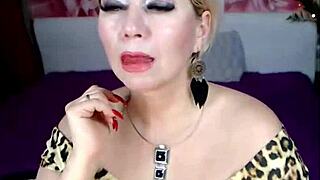 my wife is a webcam slut tongue games ass spreading and of course a dildo in the pussy