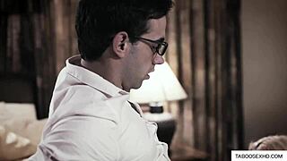 Skinny Teen Stepsister Engages In Fucking Nerdy Brother Roleplay With Blowjob And Sex