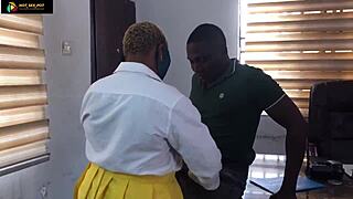 naughty horny student seduces teacher and gets fucked in office during school hour