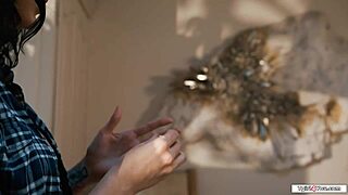 Busty Latin shemale Fairy Ariel Demure pops out!