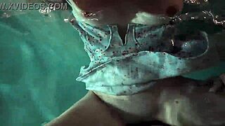 Pov Slut Fucks Outside in Pool!