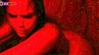 huge black cock fucking phat ass teen in the shower of the redroom