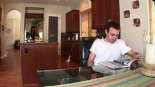 Hairy Pussy Cleaning Lady Anal Fuck In The Kitchen