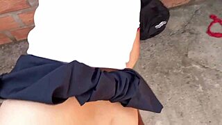 Latina Big Ass Leaves School For Hard Cock Outdoors - Amateur Creampie!