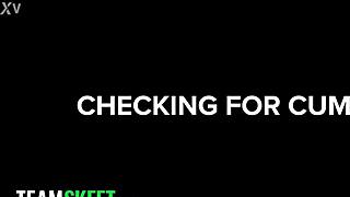 Stepdaughter's Huge Breeding Fetish Forces Stepdad to Handle It