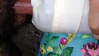 Intense dirty fucking session with homemade pussy action