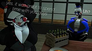 i compiled all the puppet scenes from fnaf, part 1, showing the big ass and tits in a fun way.