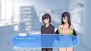 Happy puppies enjoy snow daze adventure