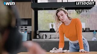 Dirty step mom Kenia fucks big dick step son!