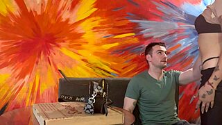 Hot latina fucks pizza delivery guy?