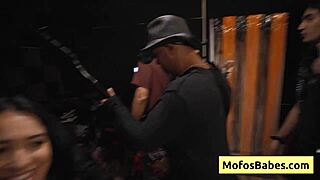 hey, natural busty brunette teen fucks and sucks the sound guy from a rock band - nia bleu brett maker