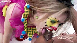 ella nova's 10on1 clown gangbang sz1620!