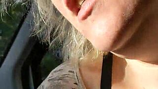 hey, wanna see a handjob tribute in the car?