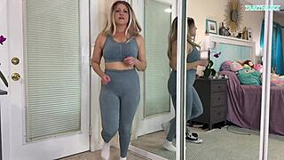 Tabithaxxx's Emotional Gym Workout Clothes Try On