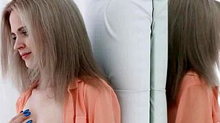 luscious slim girl gets her pink slit and small ass hole screwed