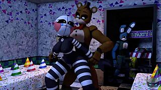 i compiled all the puppet scenes from fnaf, part 1, showing the big ass and tits in a fun way.