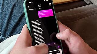 Jealous Wife Aroused by AI Bot, Gets Cum on Ass