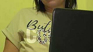 My whore stepmother blackmails me into fucking her to keep secrets