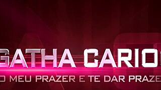 agatha carioca slips a tampon deep into her wet pussy on webcam, showing every juicy detail in this full red stream