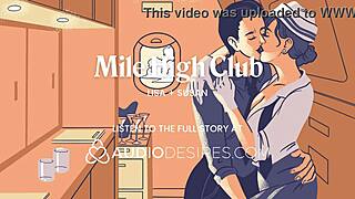 dripping wet pussy soaks seat in risky lesbian encounter