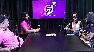 even with a mask, the cuckold is recognized on the streets as monica lima teaches young guys the thrill of a bigger cock