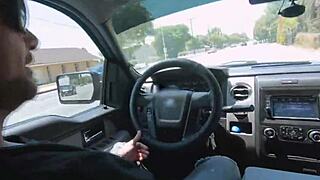 pawg stella sucks in car and fucks in motel