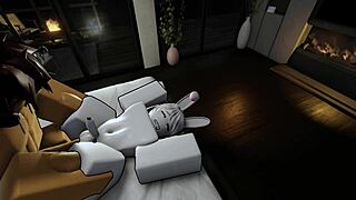 Does this Roblox bunny femboy ride my cock in a provocative way?