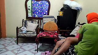 my innocent fat stepdaughter says her husband is away and invites me for some delicious sex at her house