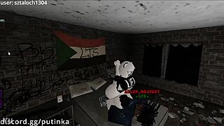 Oh wow, BBC fucking this snowbunny in Roblox condo, she didn't expect that! 😲
