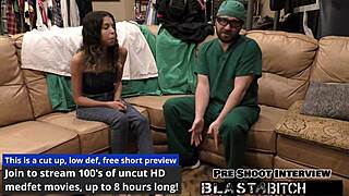 Aria Nicole's stomach gets intensely blasted with cum