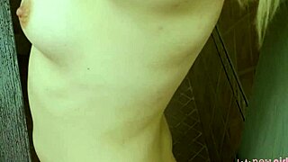 Gorgeous Blonde Took A SHOWER