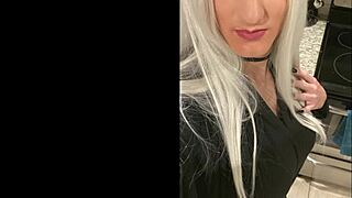 platinum blonde crossdresser after date humiliation