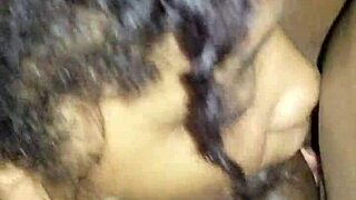 Does this gorgeous black milf love sucking big dick and balls