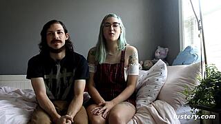 in this lustery submission, hunny and tyler make up for lost time with intense passion