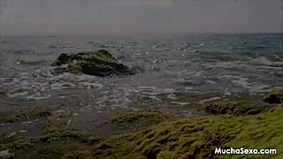 that hot chick on the beach is getting fucked so much