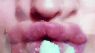 chick with nude lips makes you hot