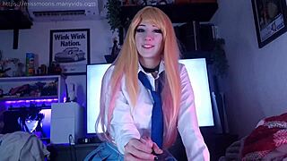 Marin Kitagawa Feels Grateful, Thanking You With Cosplay Blowjob And Teasing In Trailer