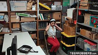 Teen thief encounters officer Angel Del Rey in a robbery scenario